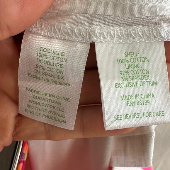 Lilly Pulitzer Pink and Orange Mini Skort - Picture 7 of 8